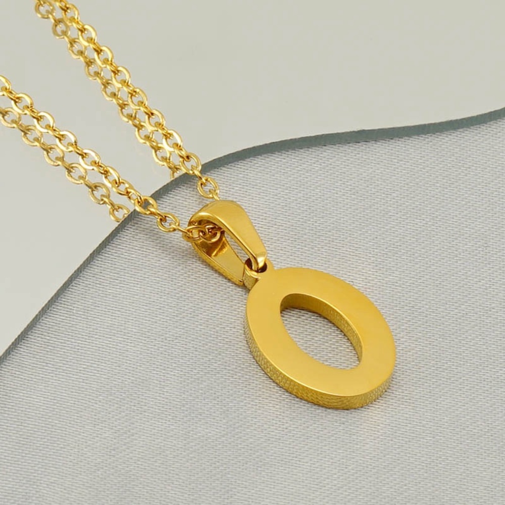 18K Gold Plated Lucky Number Necklace*Angel Number Charm*0123456789 Pendant*ZX - Picture 4 of 15